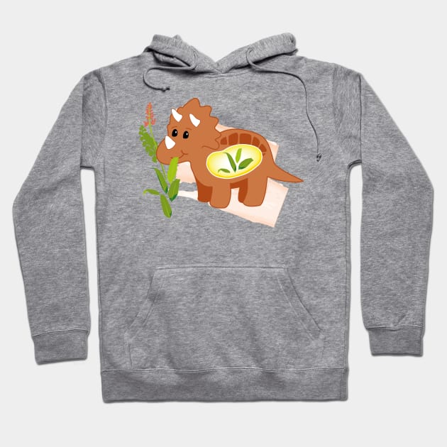 triceratops Hoodie by masslos